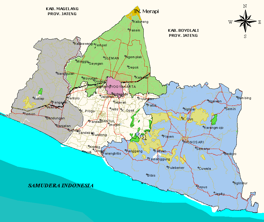 Detail Gambar Peta Provinsi Yogyakarta Dan Keteranganya Nomer 14