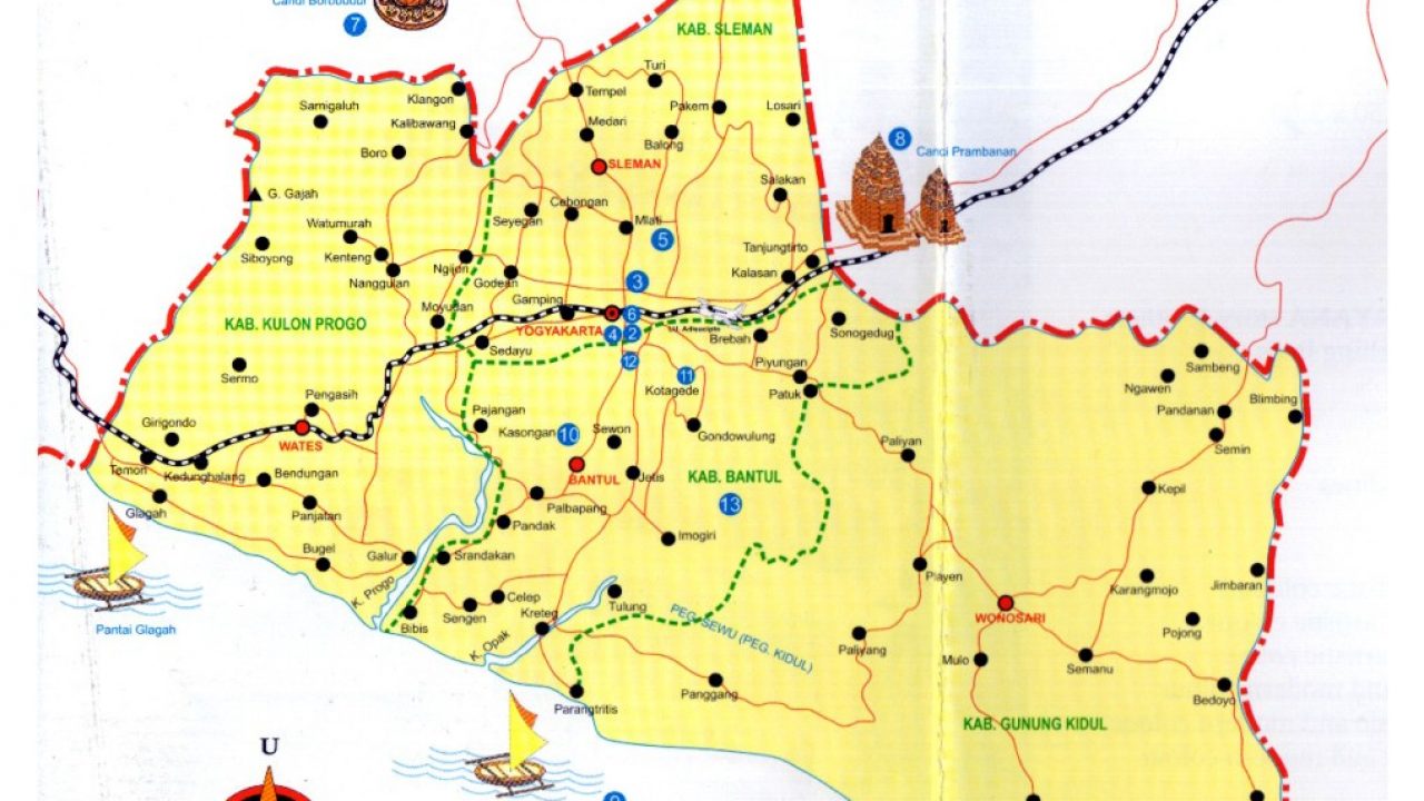 Detail Gambar Peta Provinsi Yogyakarta Dan Keteranganya Nomer 16