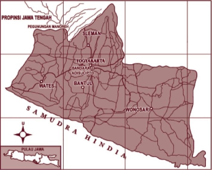 Detail Gambar Peta Provinsi Yogyakarta Dan Keteranganya Nomer 30