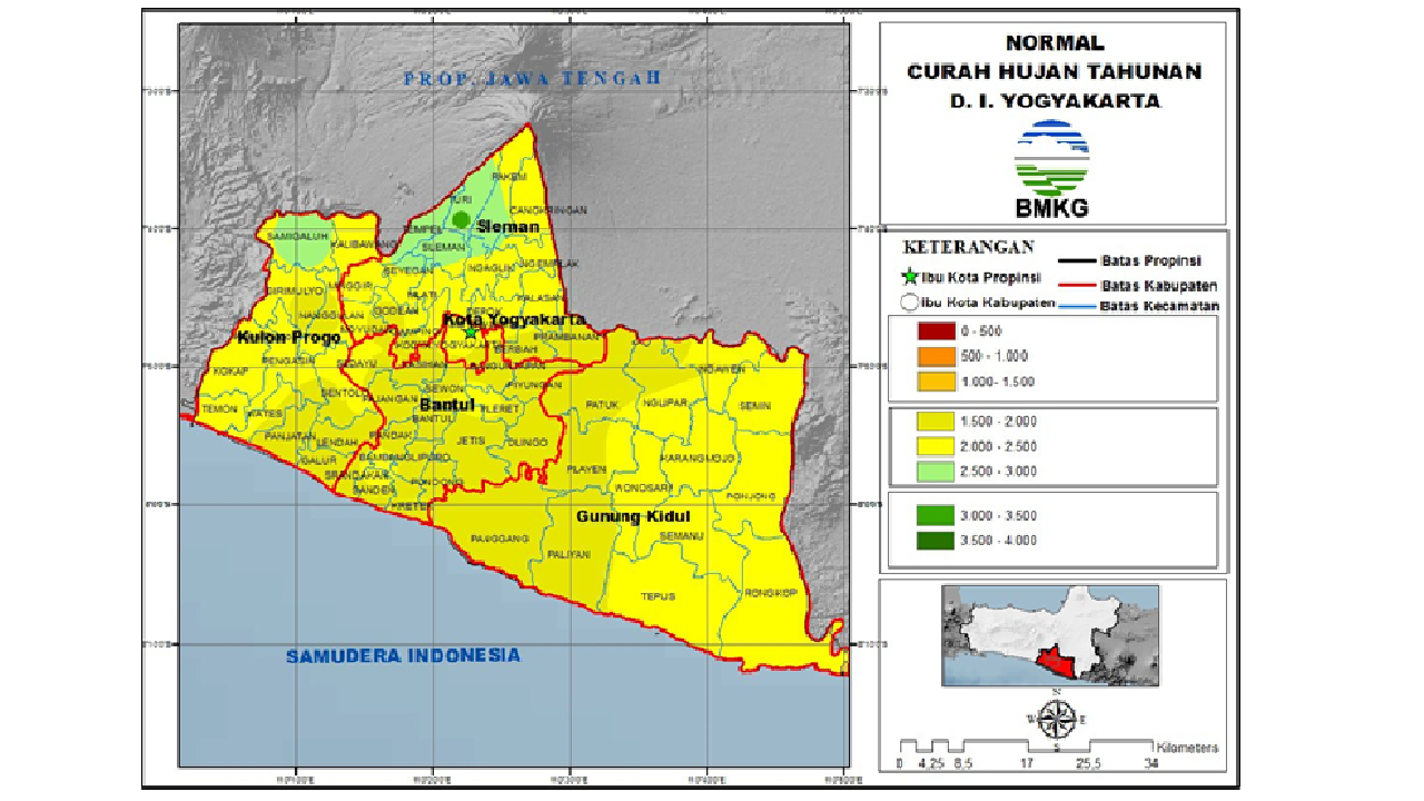 Detail Gambar Peta Provinsi Yogyakarta Dan Keteranganya Nomer 51