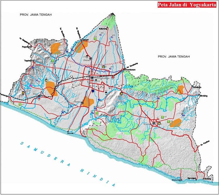 Detail Gambar Peta Provinsi Yogyakarta Dan Keteranganya Nomer 9