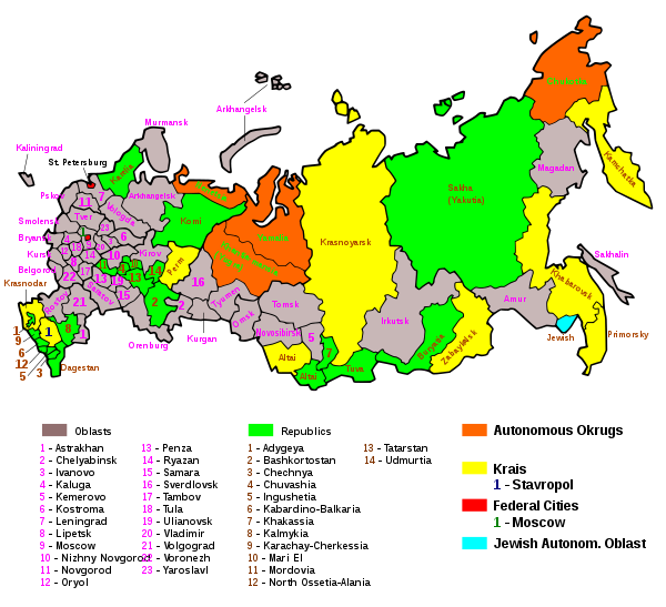 Detail Gambar Peta Rusia Nomer 4