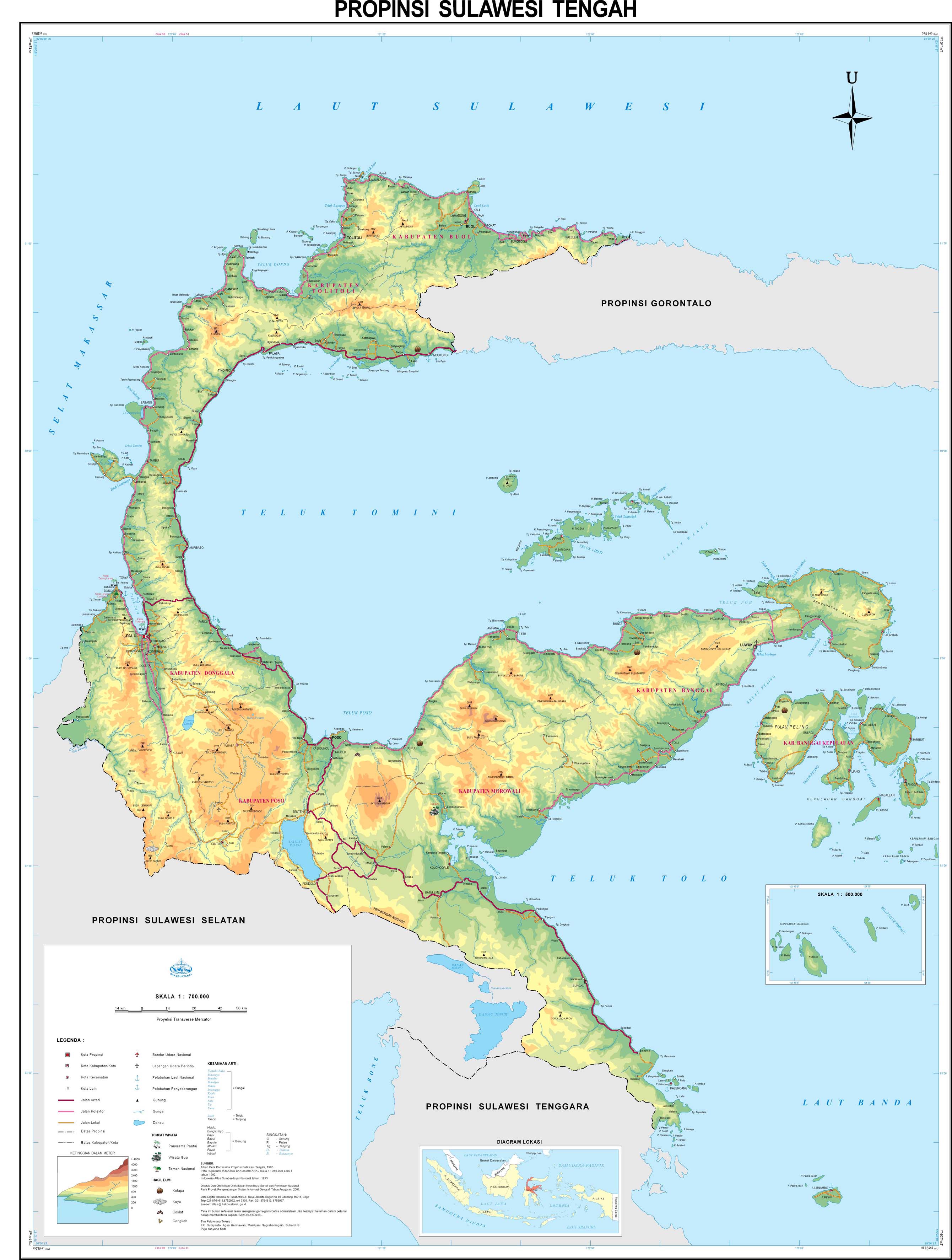 Detail Gambar Peta Sulawesi Tengah Nomer 12