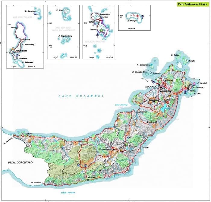 Detail Gambar Peta Sulawesi Utara Nomer 14