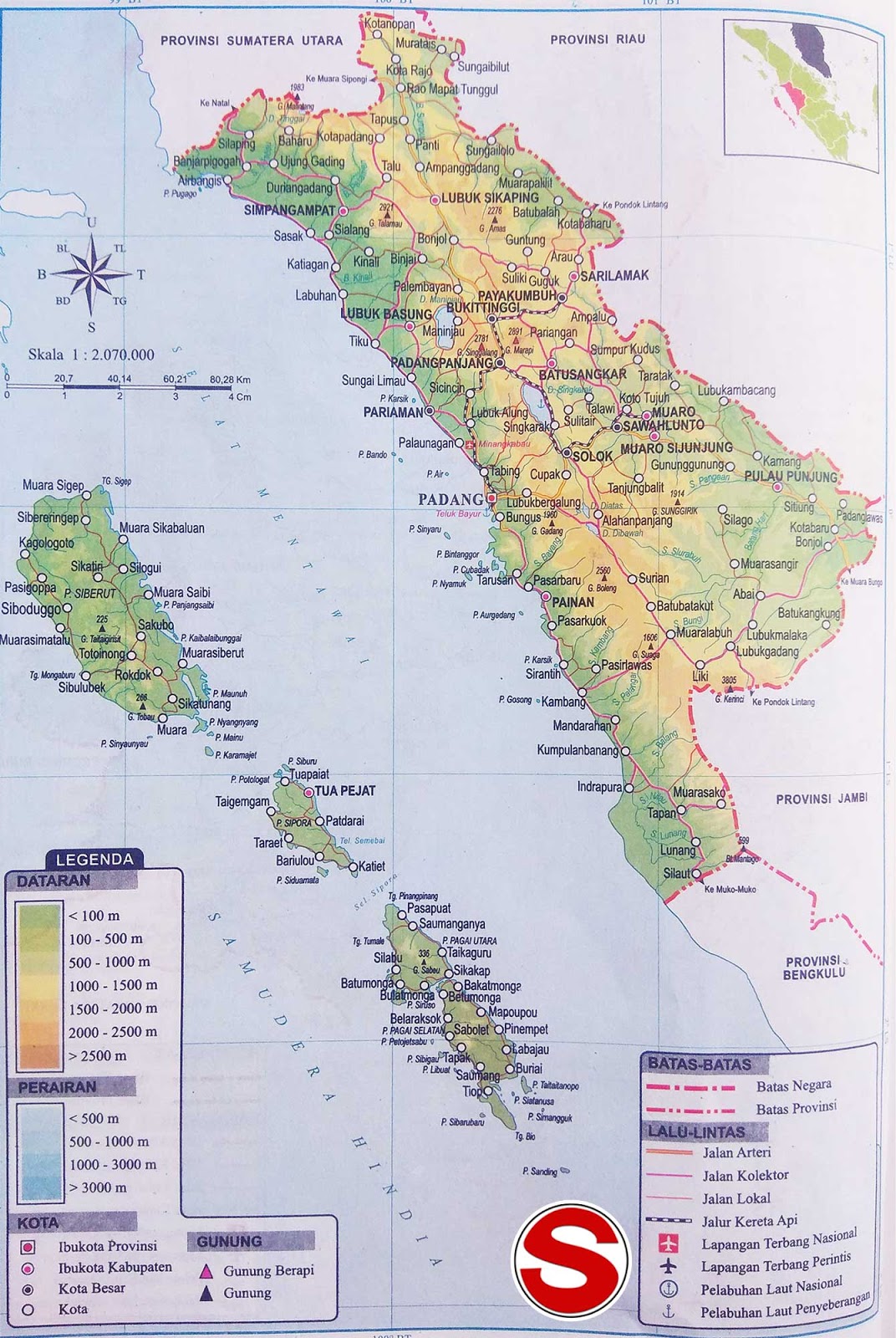 Detail Gambar Peta Sumatera Barat Nomer 10