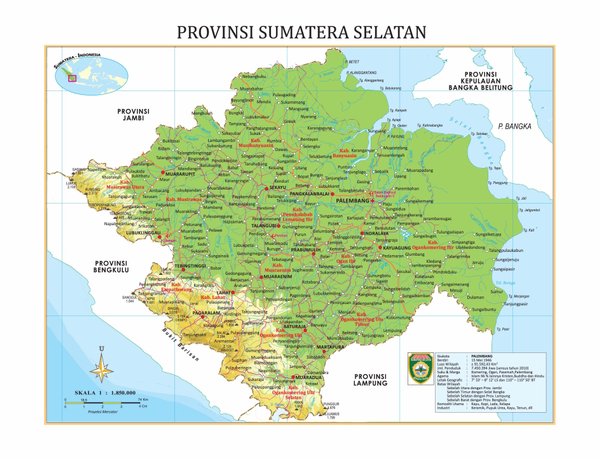 Detail Gambar Peta Sumatera Selatan Nomer 17