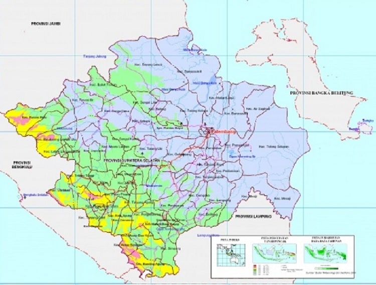 Detail Gambar Peta Sumatra Selatan Nomer 13