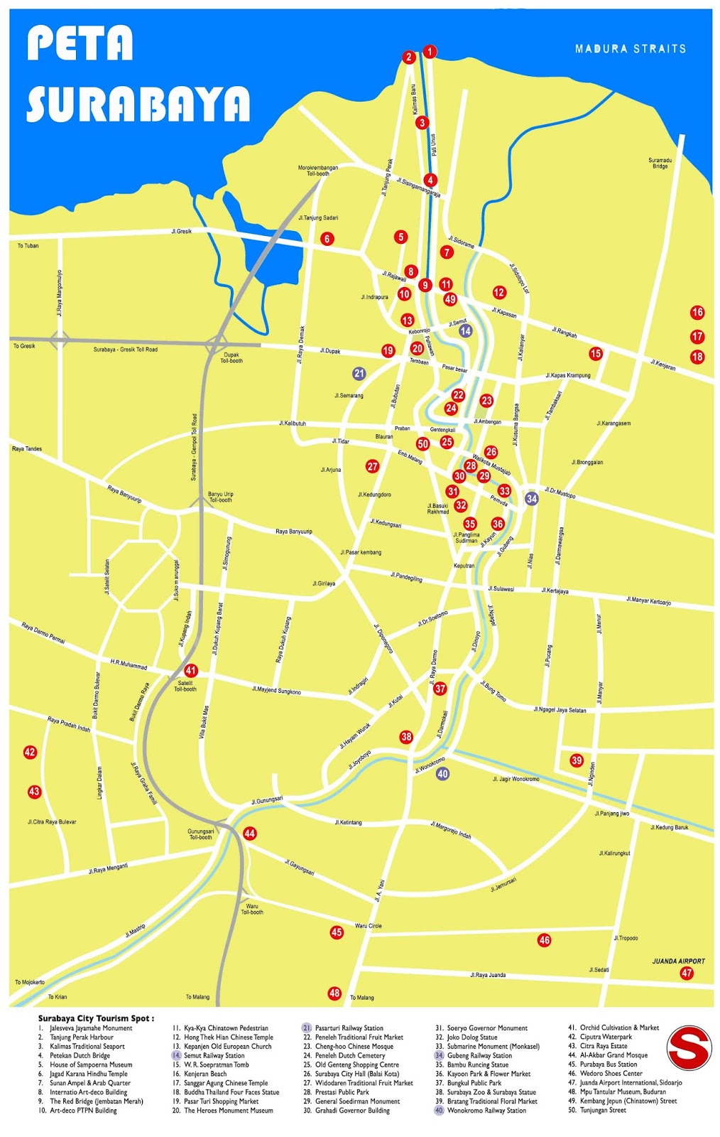Detail Gambar Peta Surabaya Nomer 9