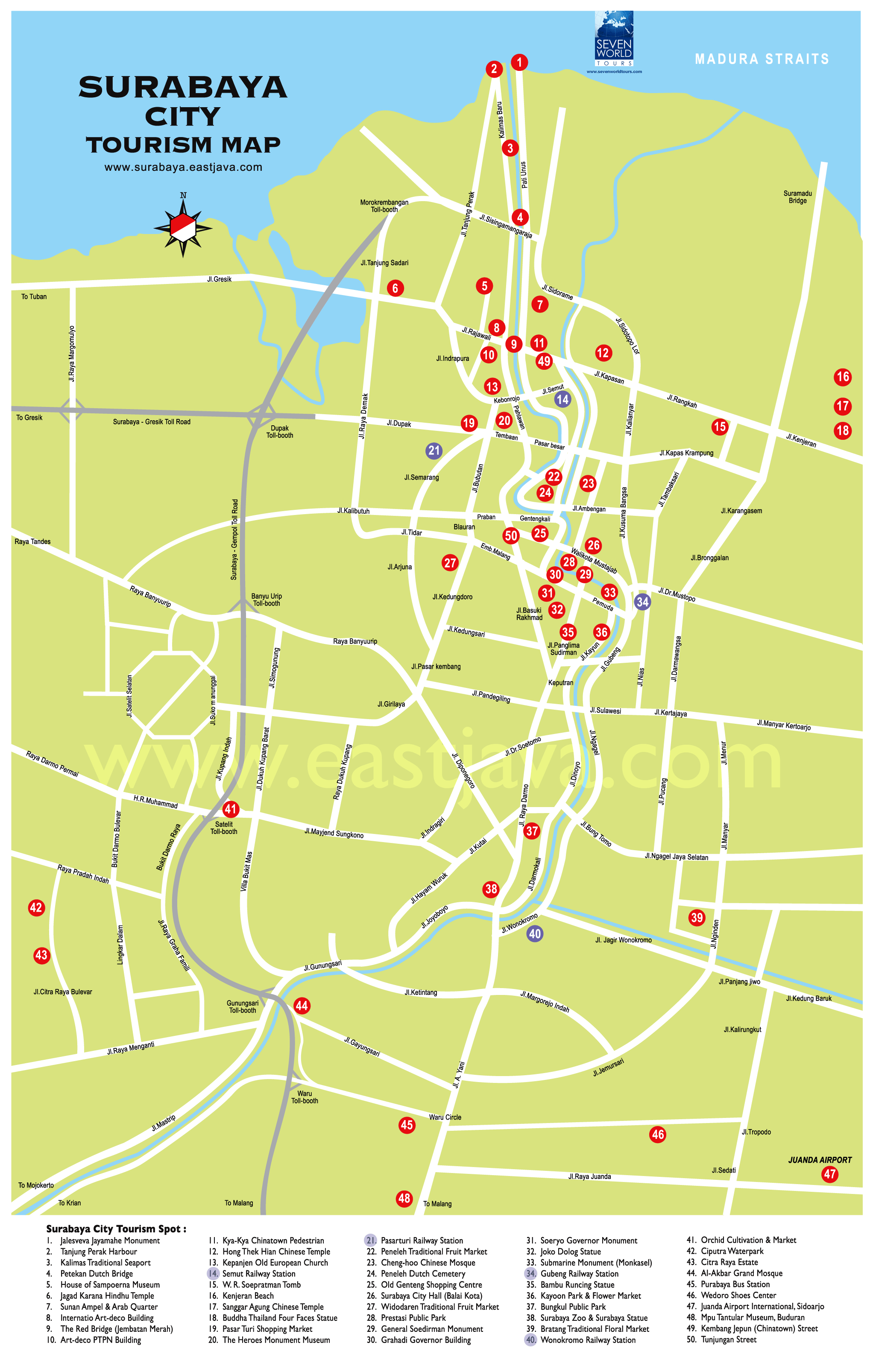 Detail Gambar Peta Surabaya Nomer 3
