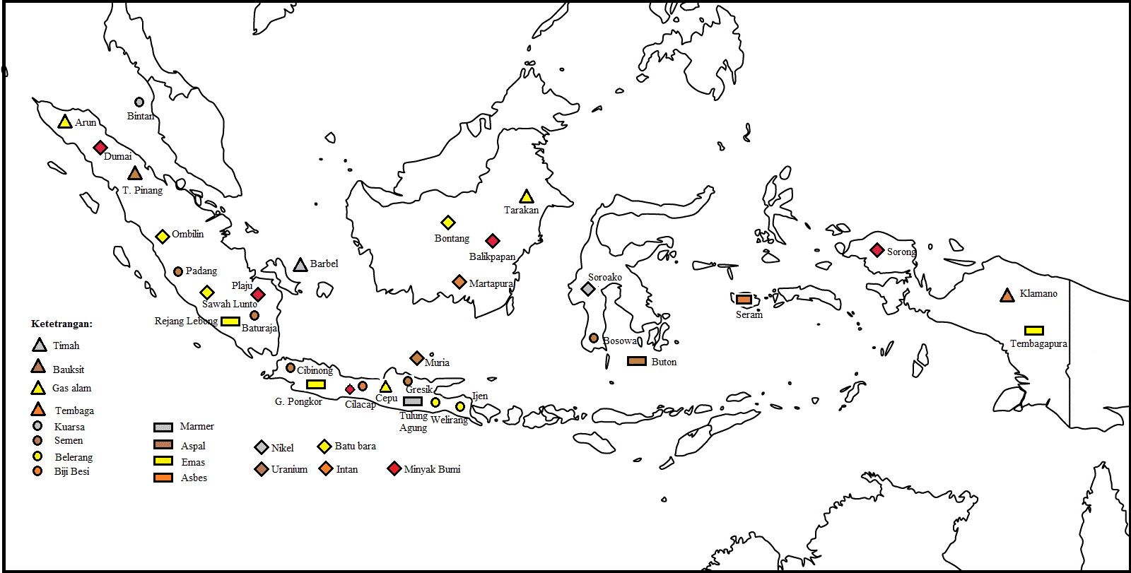 Detail Gambar Peta Tambang Indonesia Nomer 16