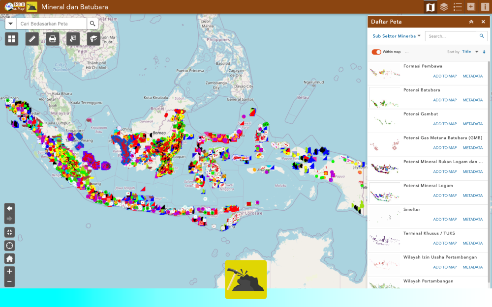 Detail Gambar Peta Tambang Indonesia Nomer 17
