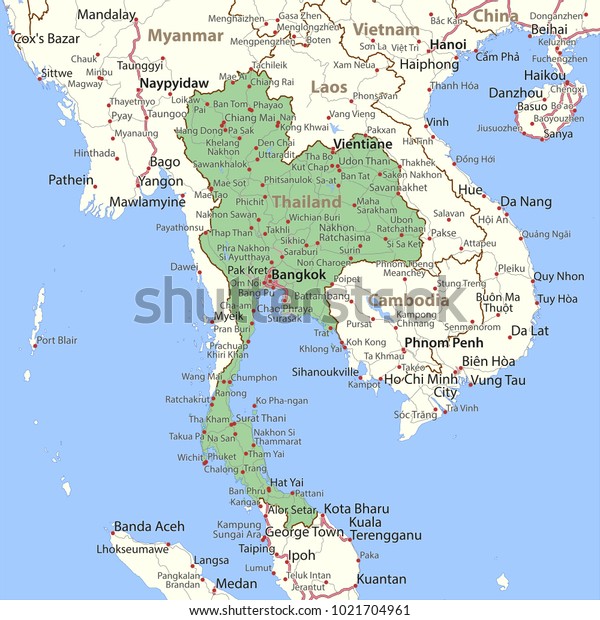 Detail Gambar Peta Thailand Nomer 36