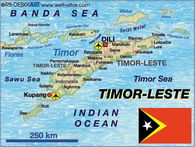 Detail Gambar Peta Timor Leste Nomer 12