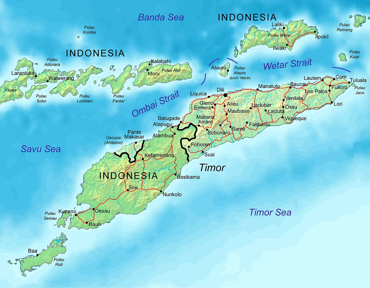 Detail Gambar Peta Timor Leste Nomer 13