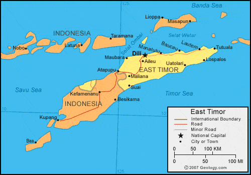 Detail Gambar Peta Timor Leste Nomer 4