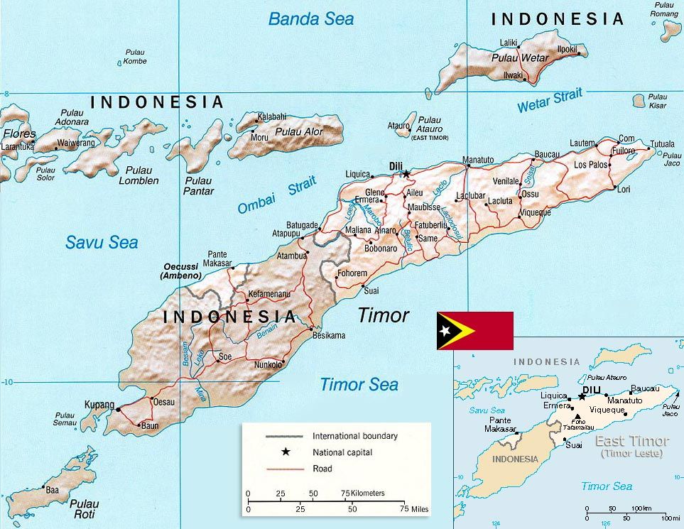 Detail Gambar Peta Timor Leste Nomer 10