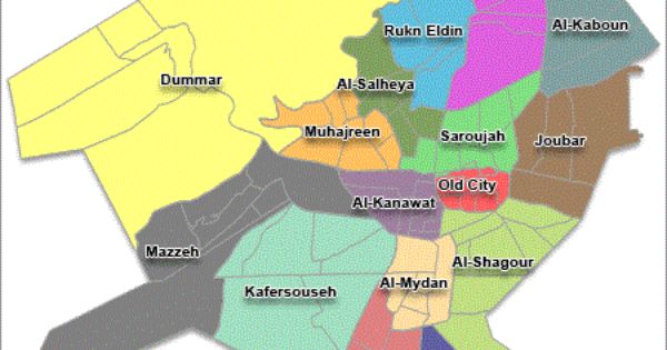 Detail Gambar Peta Wilayah Damaskus Nomer 47