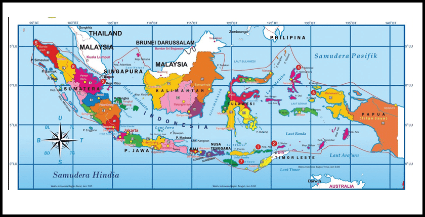 Detail Gambar Peta Wilayah Indonesia Nomer 2