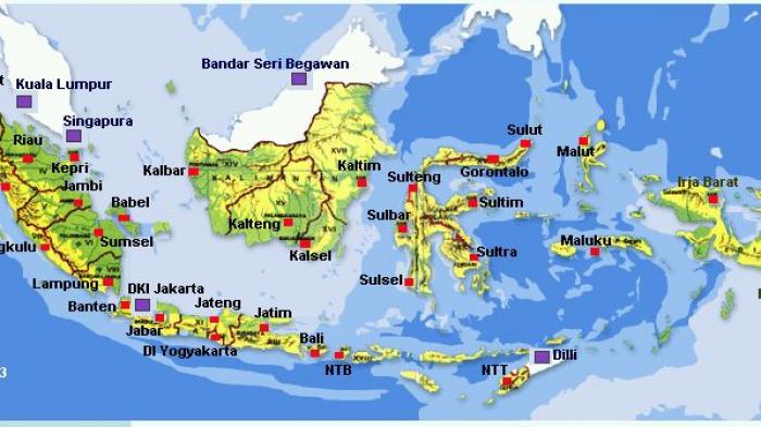 Detail Gambar Peta Wilayah Indonesia Nomer 10