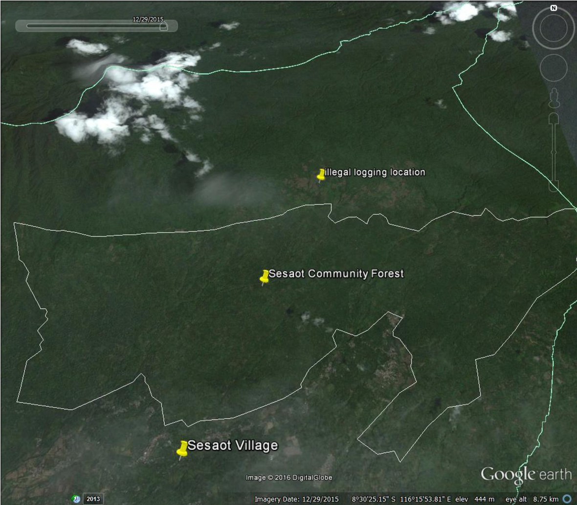 Detail Gambar Peta Wilayah Sesaot Dengan Google Earth Nomer 40