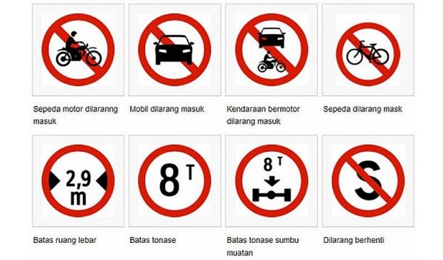 Detail Gambar Petunjuk Panah Rambu Nomer 47