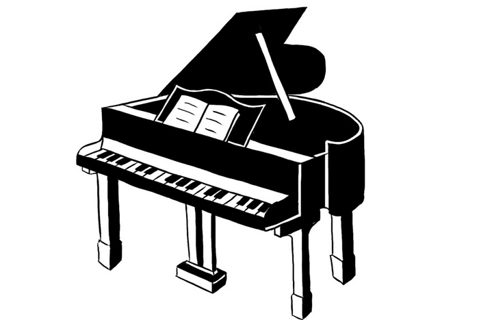 Detail Gambar Piano Karikatur Nomer 3