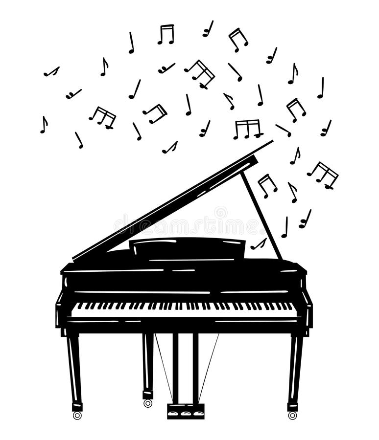 Detail Gambar Piano Karikatur Nomer 31