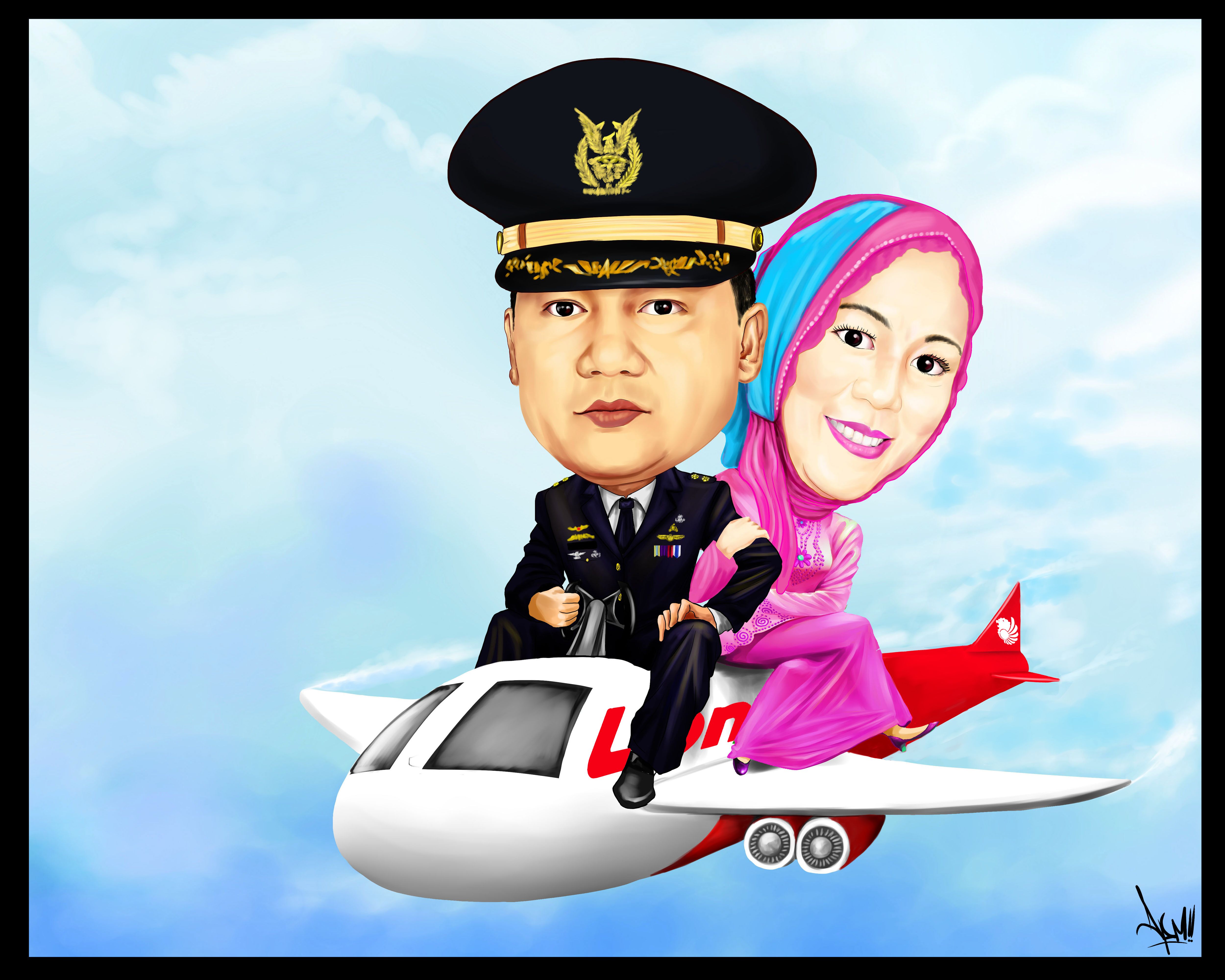 Detail Gambar Pilot Karikatur Nomer 10