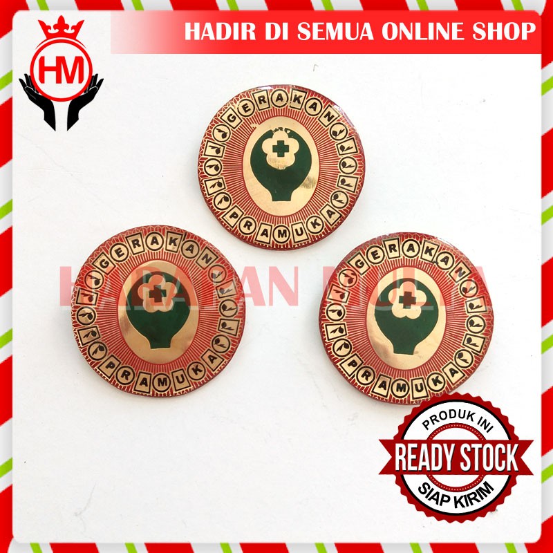 Detail Gambar Pin Bulat Pramuka Kartun Nomer 24