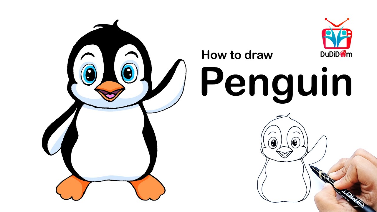 Detail Gambar Pinguin Mewarnai Nomer 28