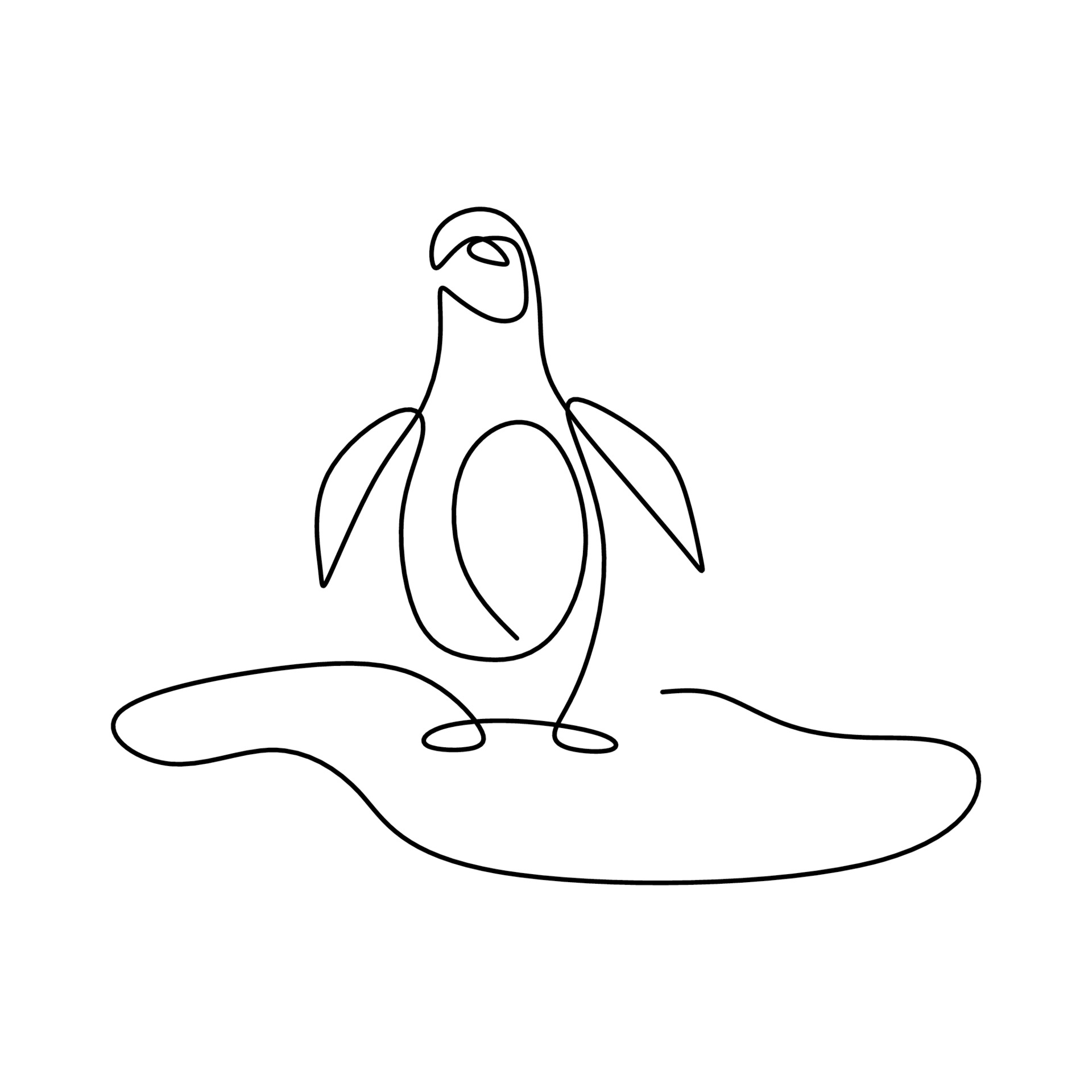 Detail Gambar Pinguin Mewarnai Nomer 42