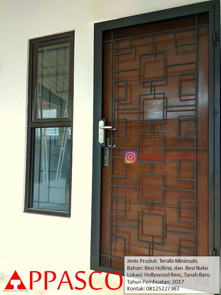 Detail Gambar Pintu Besi Minimalis 2017 Nomer 12