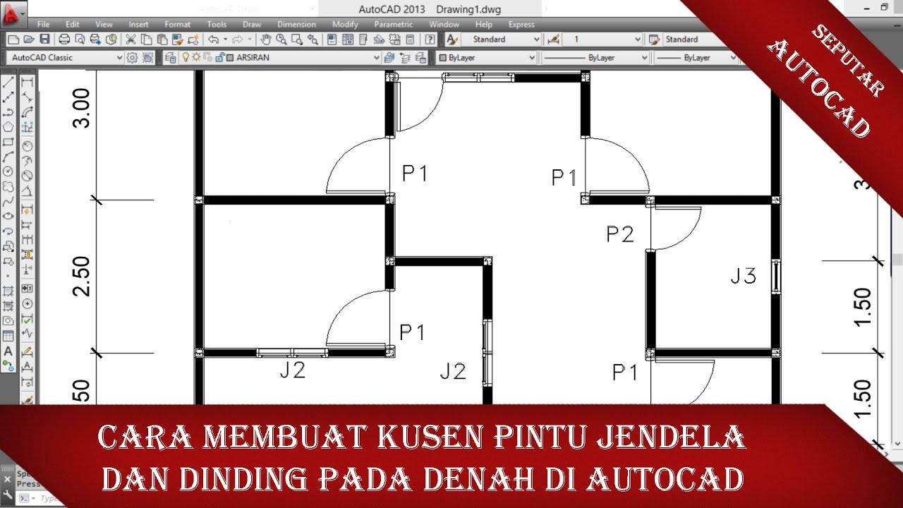 Detail Gambar Pintu Pada Denah Rumah Nomer 11