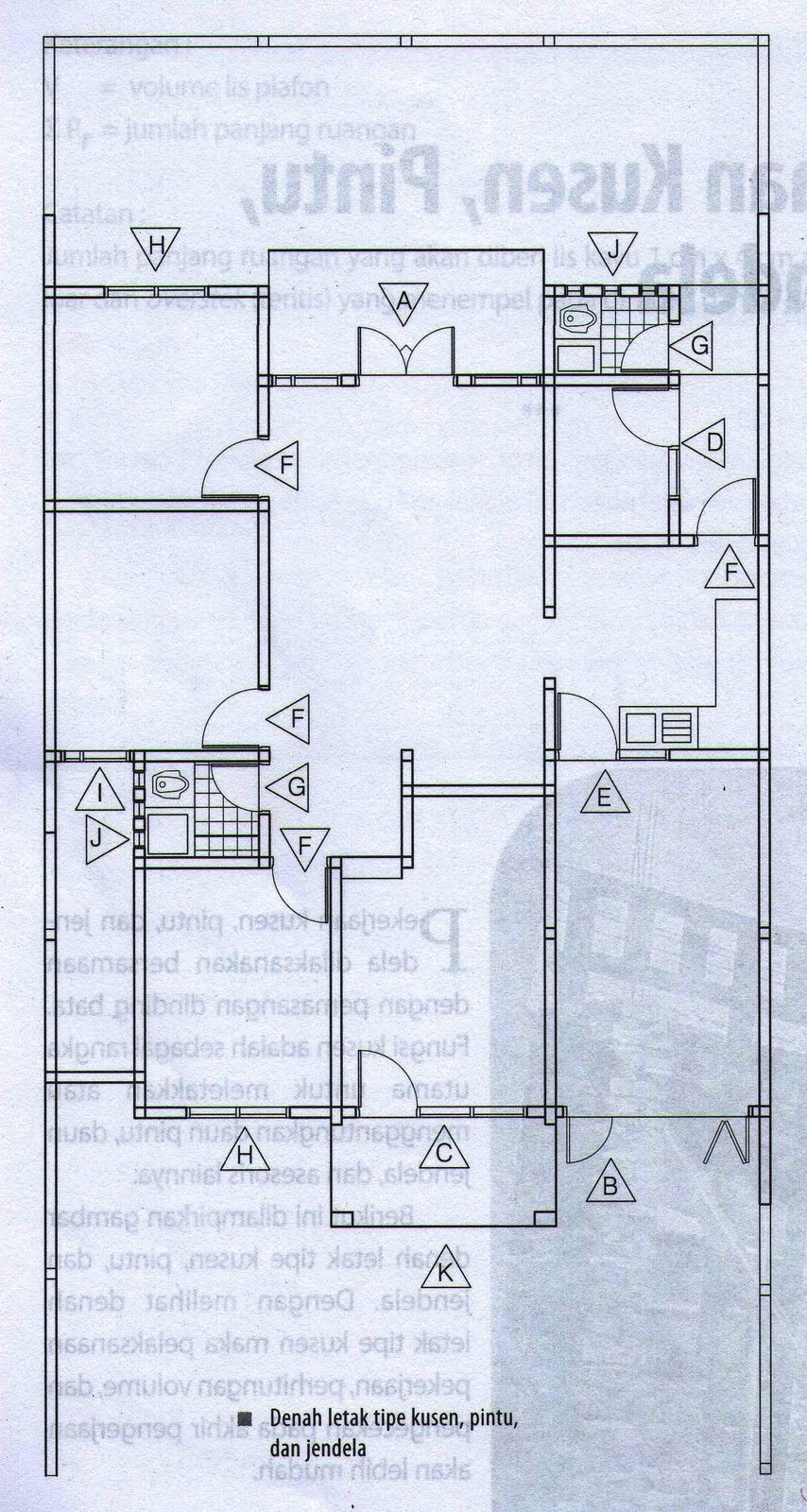 Detail Gambar Pintu Pada Denah Rumah Nomer 26