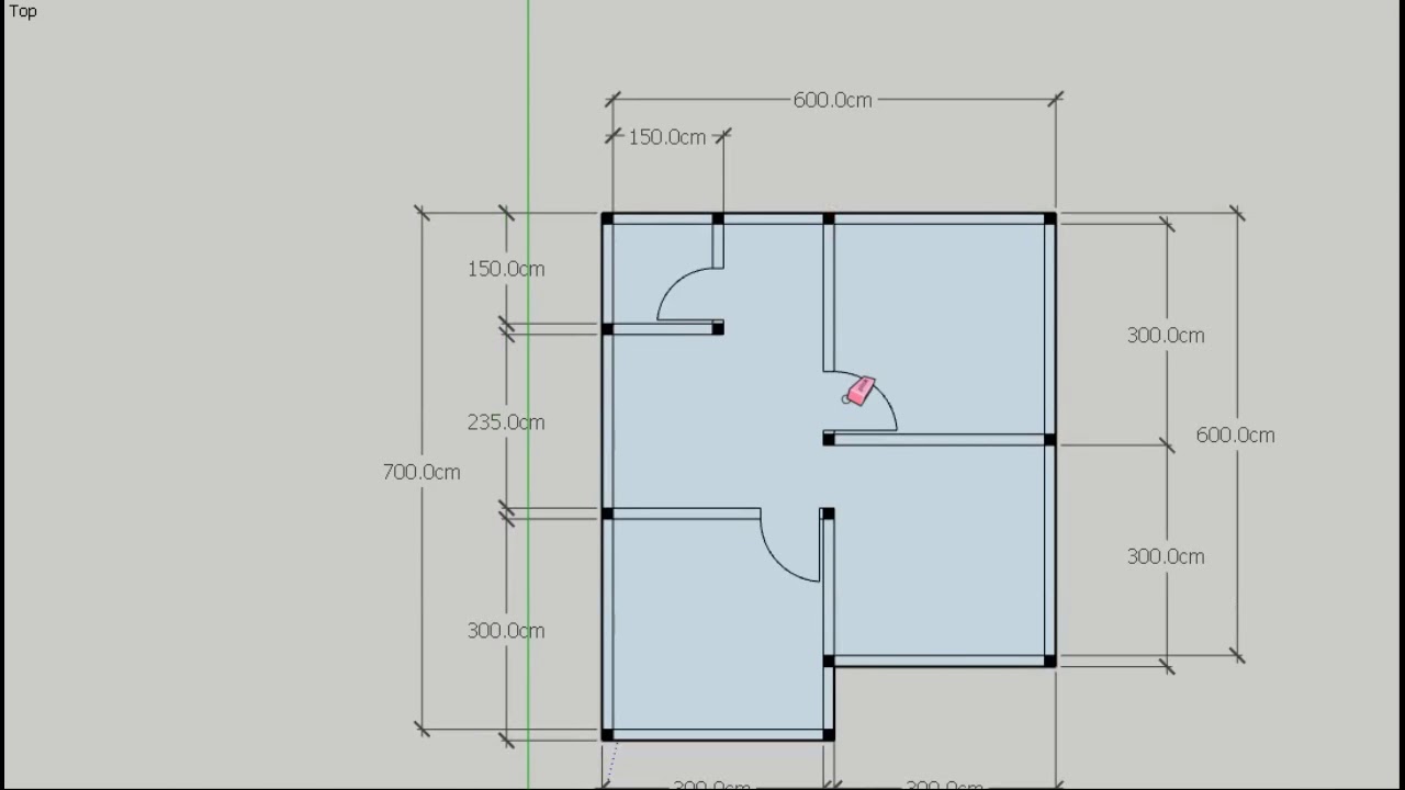 Detail Gambar Pintu Pada Denah Rumah Nomer 7