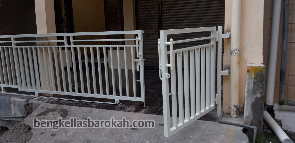 Detail Gambar Pintu Pagar Dorong Minimalis Nomer 8