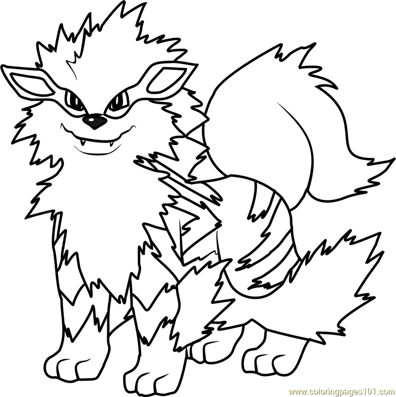 Detail Arcanine Sun Moon Nomer 15