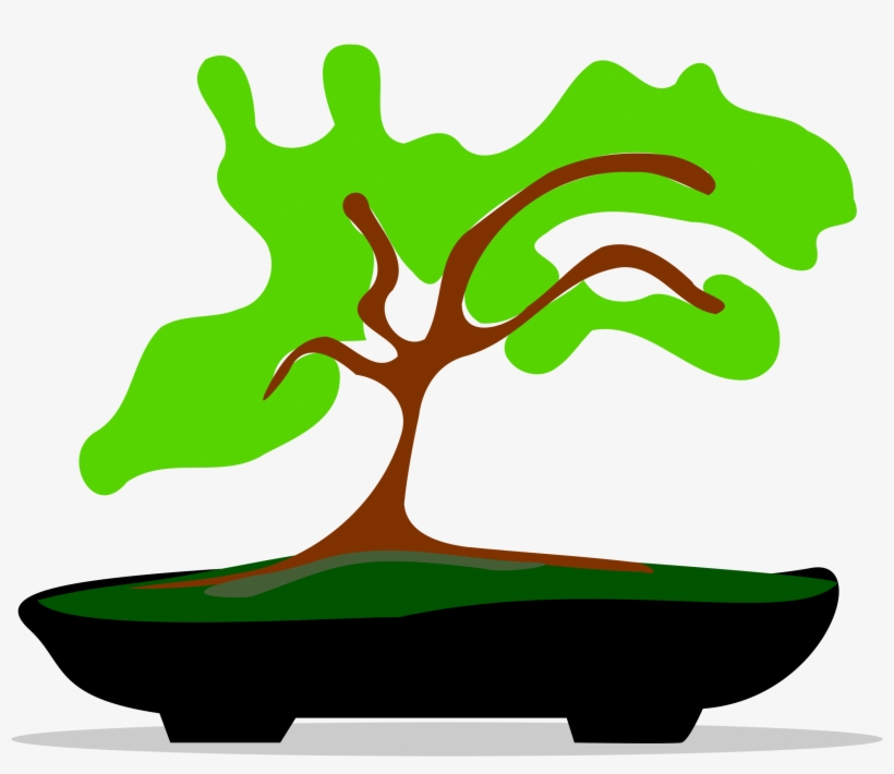 Detail Bonsai Vector Nomer 14