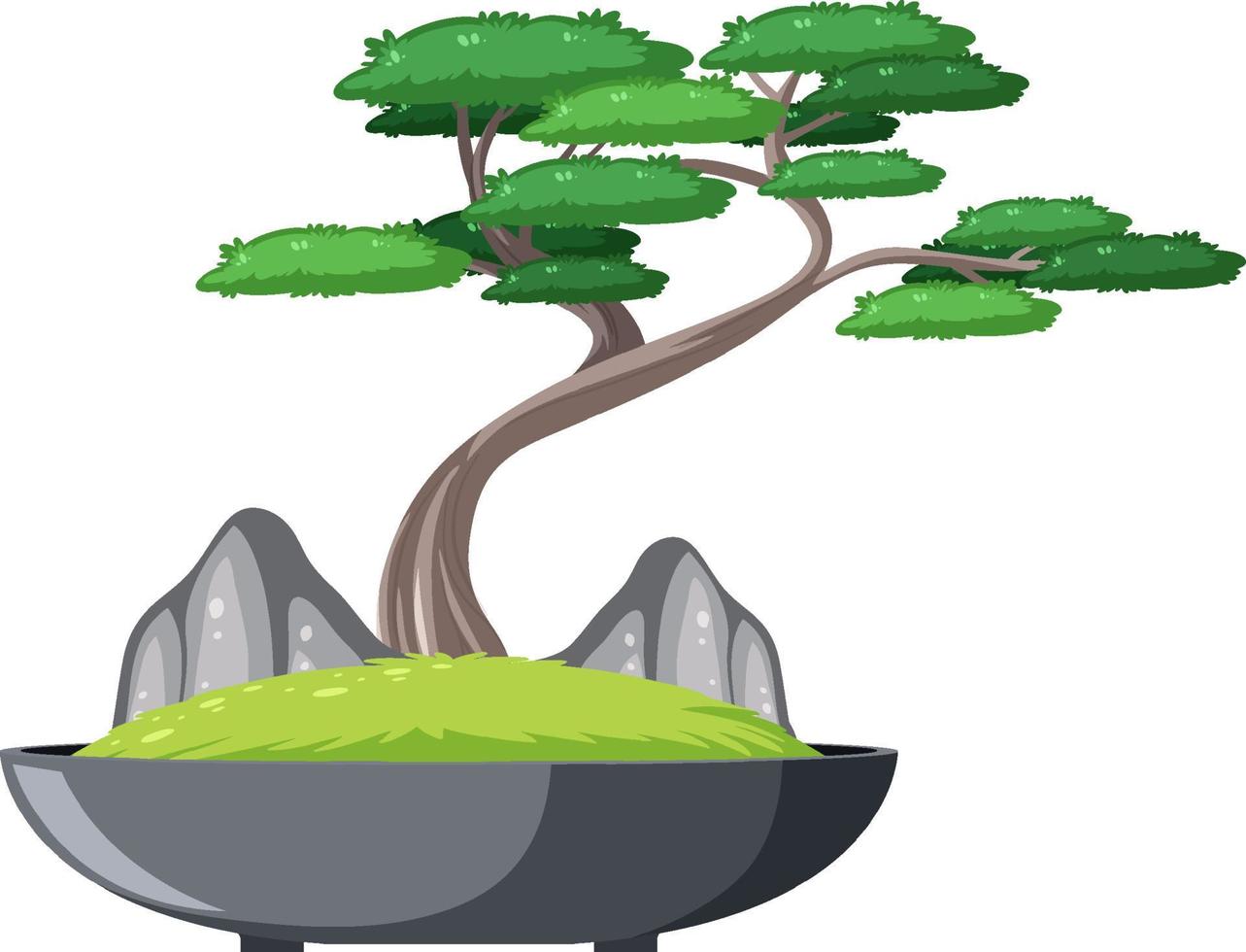 Detail Bonsai Vector Nomer 17