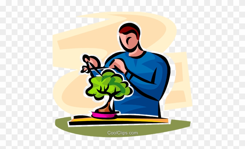 Detail Bonsai Vector Nomer 19