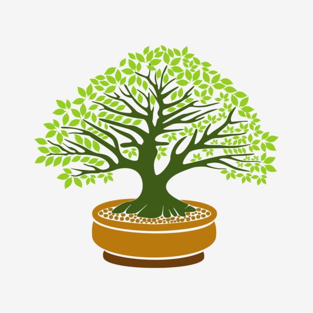 Detail Bonsai Vector Nomer 22