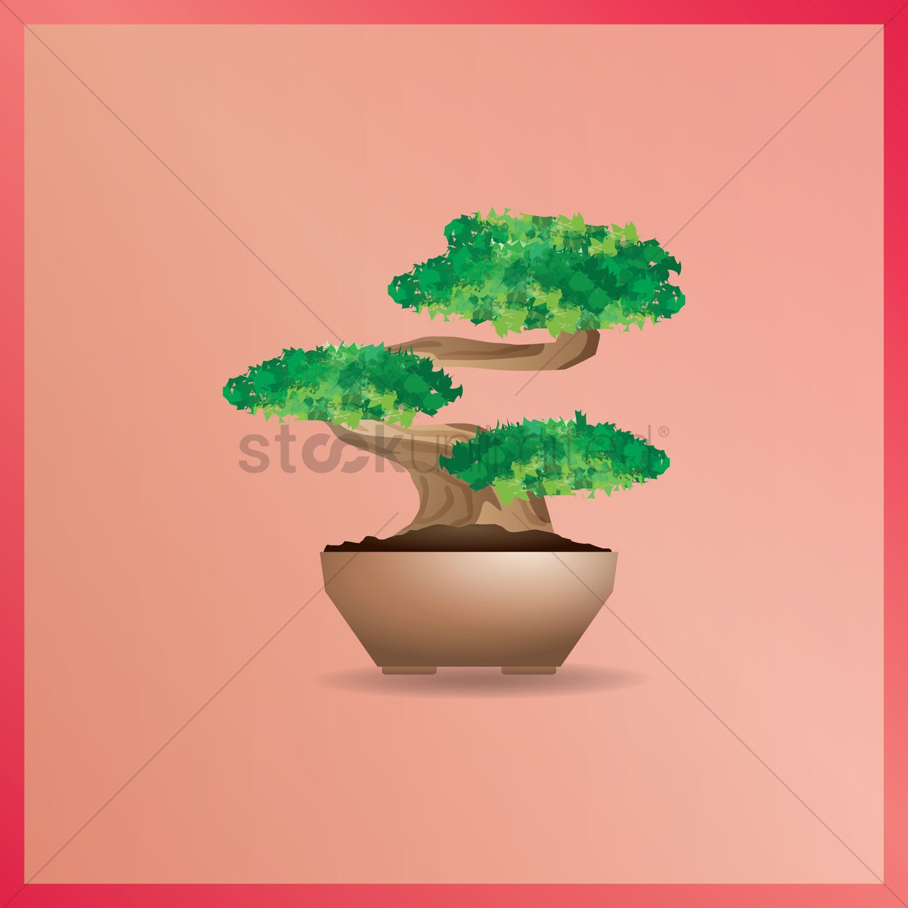 Detail Bonsai Vector Nomer 24
