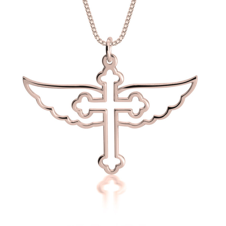 Detail Cross And Angel Wings Nomer 32