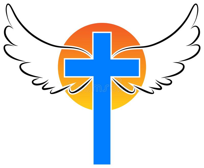 Detail Cross And Angel Wings Nomer 46