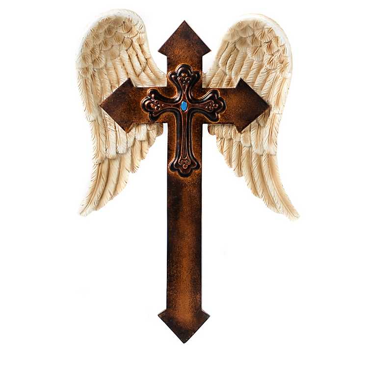 Detail Cross And Angel Wings Nomer 52