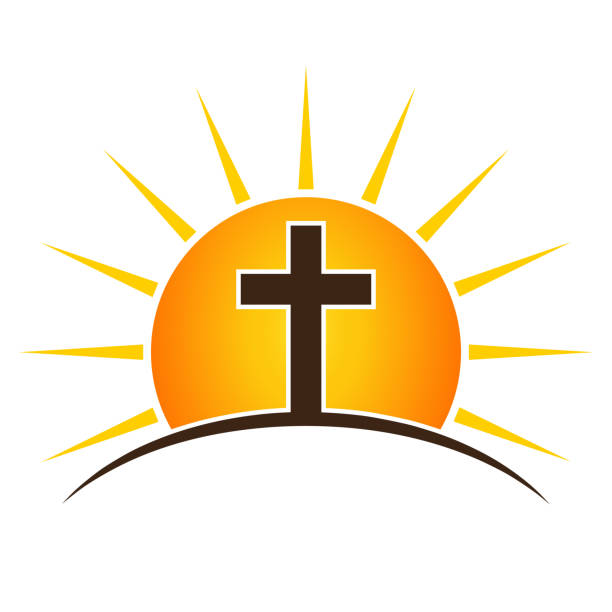 Cross With Sun Rays Clipart - KibrisPDR