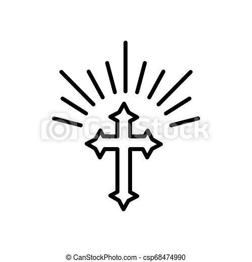 Detail Cross With Sun Rays Clipart Nomer 26