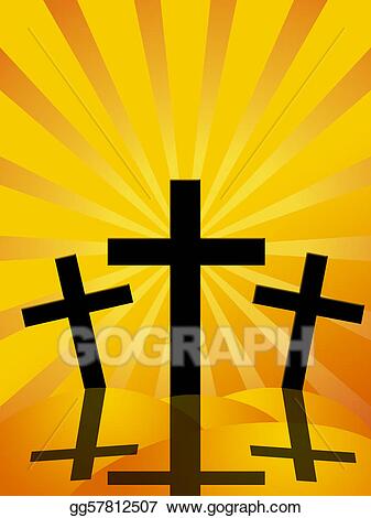 Detail Cross With Sun Rays Clipart Nomer 28