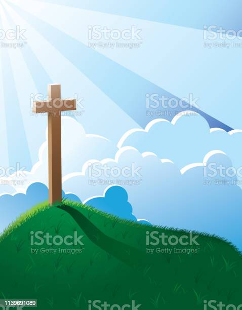 Detail Cross With Sun Rays Clipart Nomer 39