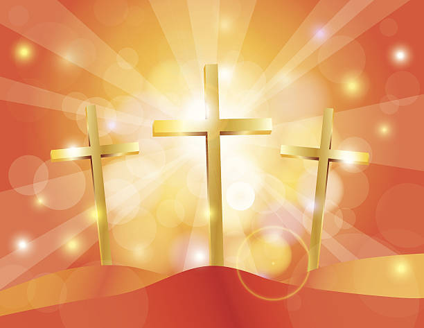 Detail Cross With Sun Rays Clipart Nomer 42